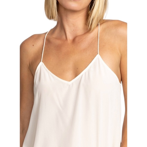 Johnny Was Elegant Silk Blend Edie Cami Top Cream NWT XL Camisole - Picture 5 of 13